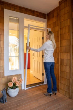 Genius® COOL Retractable Screen Door For Single Door